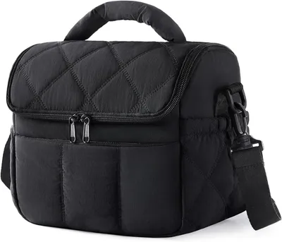 Imagen del producto de Bolsa térmica aislante, de doble capa, con capacidad de 6,7 litros, ideal para el trabajo y para picnics