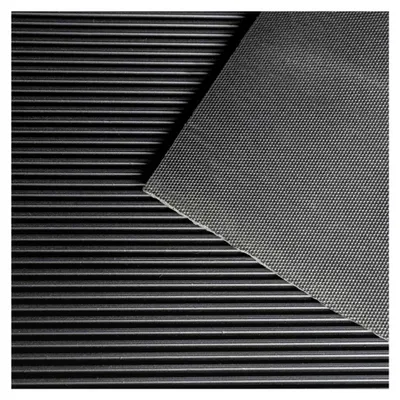Produktbild von Matte Feinriefenmatte Gummiläufer Schutzmatte Anti-Rutsch Bodenbelag 100 cm Breite 3 mm Gummiboden Feingerippt (100 x 800 cm)