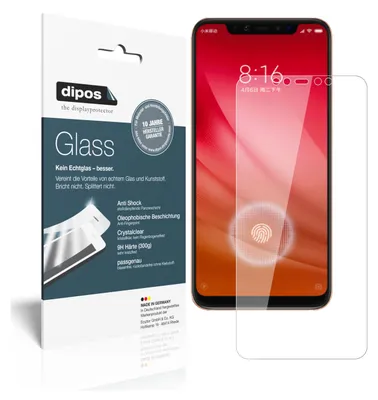Produktbild von 2x Schutzfolie für Xiaomi Mi 8 Pro - Anti-Shock 9H Folie Glass Kunststoffglas