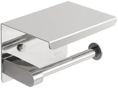 Produktbild von RVS-WC-Papier- und Handtuchhalter, Wandmontage ohne Bohren, Hotelzimmerschrank, Handyhalter