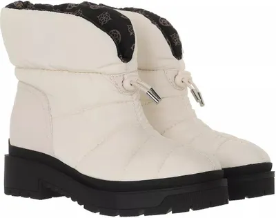 Produktbild von Guess Leeda Frauen Gepolsterte Synthetische Schnürstiefelette Crème – undefined / Creme