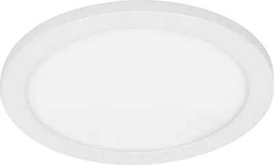 Image de OSRAM Essential LED-Downlight Side-Mainlight 225mm 24W, luminaire encastré blanc chaud 3000K, spot de plafond aluminium blanc