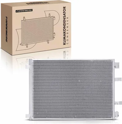Imagen del producto de Condensador para aire acondicionado, compatible con Nissan Qashqai +2 I Van, modelos J10, JJ10E, NJ10, motor 1.6L, años 2011-2014