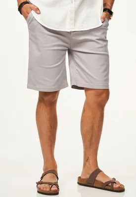 Produktbild von SOULSTAR Herren Chinoshorts mit Stretchanteil Basic Kurze Hose für Herren Regular-Fit Sommershorts mit Elasthan-Anteil Bermuda inkl. Gürtel