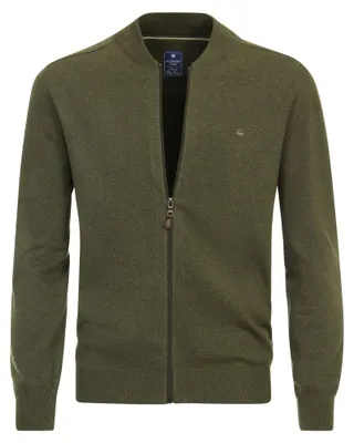 Produktbild von Redmond - Regular Fit - Herren Strickjacke in verschiedenen Farben (Art.Nr.: 685), Größe:4XL, Farbe:Grün (631)