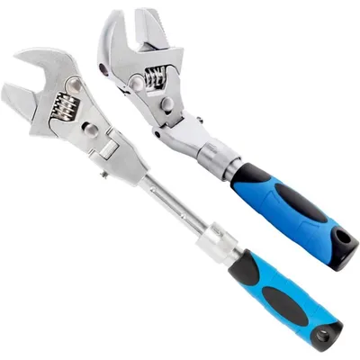 Produktbild von Verstellbarer Schraubenschlüssel 10 Zoll Flexhead Multifunktion Rohrzange Reparaturwerkzeug Stahl