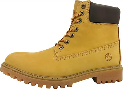 Immagine prodotto di Stivali da uomo Lumberjack, modello stringato, colore giallo, ideali per il tempo libero