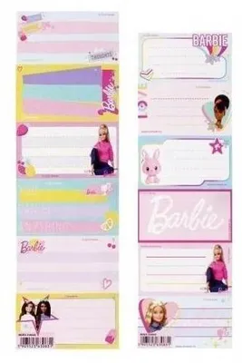 Immagine prodotto di Barbie A 25 adesivi per quaderno Starpak 536020