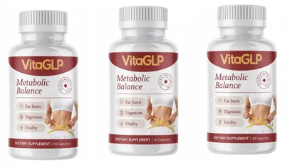 Produktbild von VitaGLP Metabolic Balance Nahrungsergänzungsmittel, 3 x 60 Kapseln