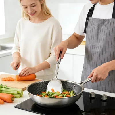 Produktbild von 10-teiliges Set aus Edelstahl für die Küche | Antihaft- und hitzebeständige Küchenhelfer für alle Küchenbedürfnisse