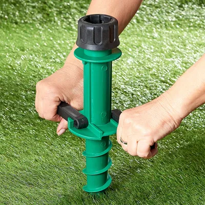 Produktbild von Einschraubhülse für Sonnenschirme Erdspieß Bodenhülse Schirmständer Bodendübel