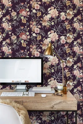 Produktbild von Coloray Fototapete 208x146 cm Latextapete Magicstick - Weinleseblumengarten-Blumen