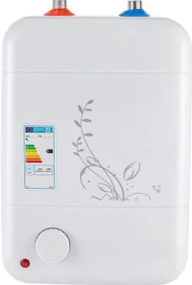 Produktbild von Elektrische Doorstroomboiler 8 Liter mit Temperaturregler - 1500 W, Warmwassergerät für kleine Räume