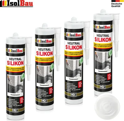 Neutralsilikon Naturstein Silikon Granit Marmor Sanitär Inn/Auß 1 - 48 x 300ml