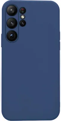 Produktbild von Hülle für Samsung Galaxy S23 Ultra Case Cover Bumper Silikon Softgrip Schutzhülle Farbe: Blau