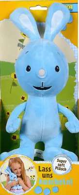 Image de Simba 109461014 Figurine en peluche KiKANiNCHEN, 35cm / la mascotte amusante de KIKA en peluche douce et câline