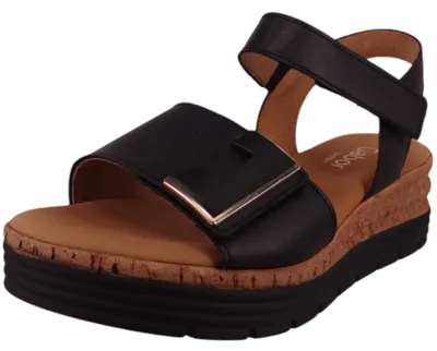 Produktbild von Gabor (0) Keilsandaletten Damen 31383133333330 Schwarz 38 EU