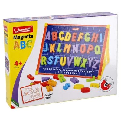 Produktbild von Quercetti Abc Magneetbord 48-Delig