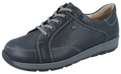 Immagine prodotto di Finn Comfort Saragossa scarpe da uomo, stringate, pelle, nero, NUOVO - scarpe da ginnastica da uomo / scarpa stringata, nero, pelle (bisonte)