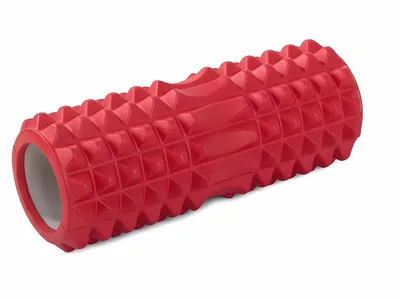 Produktbild von Verk 14286 Yoga-Schaumstoffrolle mit Massagenoppen rot