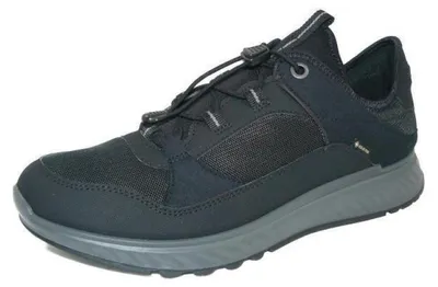 Image de Ecco Exostride Chaussures pour hommes Chaussures de sport à lacets Noir Loisirs, Taille:44 EU