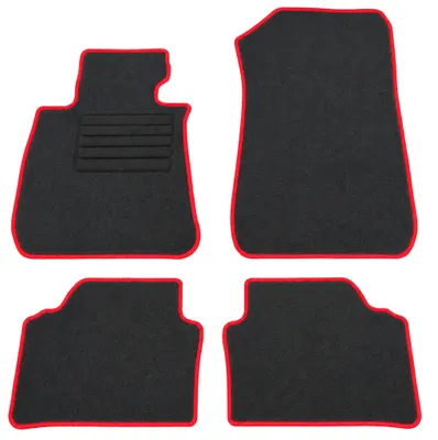 Fußmatten-Set für 3er BMW E90/E91 Touring, 30/2005-08/2012, 4-teilig, Schwarz
