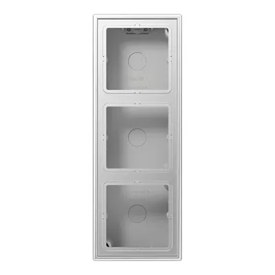 Zdjęcie produktu dla Zaślepka natynkowa Jung, 3-krotna, seria LS, aluminiowa (lakierowana) AL2583A-L