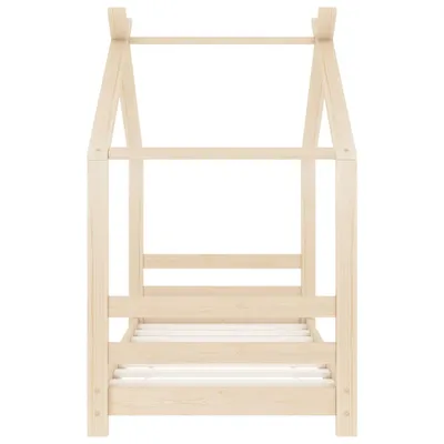 Produktbild von "im Sonderangebot"Kinder-Bettgestell - CLORIS - Jugendbett eleganten Design - Massivholz Kiefer 70x140 cm - NeuMöbel8976012