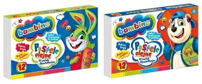 Obrázek produktu pro Pastele olejne Bambino 12 kolorów