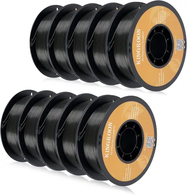 Image de Filament PLA – Ensemble de 10 kg, multicolore – Diamètre 1,75 mm – Bobines emballées sous vide, adaptées aux imprimantes 3D