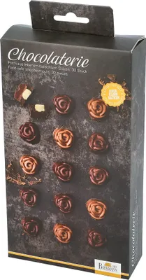 Obrázok produktu pre Birkmann Chocolaterie forma na pralinky Rose, sada 2 ks, forma na pralinky, forma na čokoládu, silikónová forma, silikón, 252738