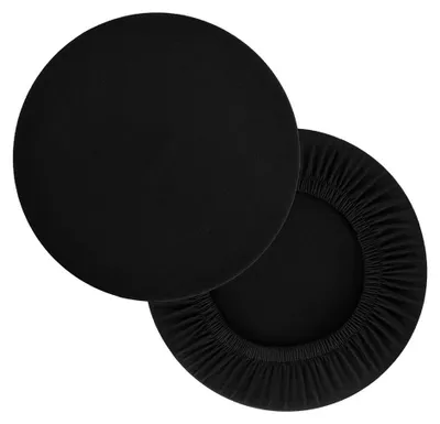 Produktbild von Stück Stoff-Hockerüberzüge für Büromöbel und Besprechungsräume, runde Barhockerüberzüge – superweich und waschbar, elastischer Hockerüberzug für Stühle mit 30–45 cm Durchmesser