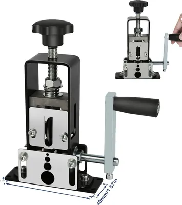 Produktbild von Drahtabisolierer, manuelle und bohrmaschinenbetriebene Bedienung, Abisolierbereich 2-25 mm, Schwarz