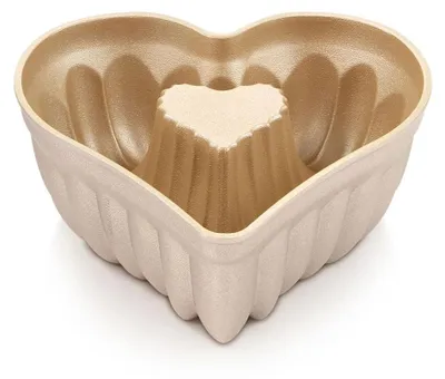 Image de Moule Bundt En Forme De Cœur, Delícia, 16,4 X 16 X 6,1 Cm