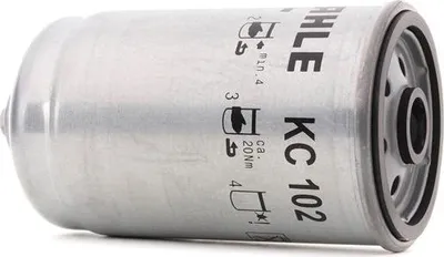 Produktbild von Kraftstofffilter anschraubbar Ø 76 mm MAHLE für u.a. MAN F90