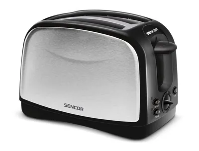 Obrázek produktu pro SENCOR STS 2651 Topinkovač, 2 otvory, elektronický časovač, příkon 850 W, nerezové provedení