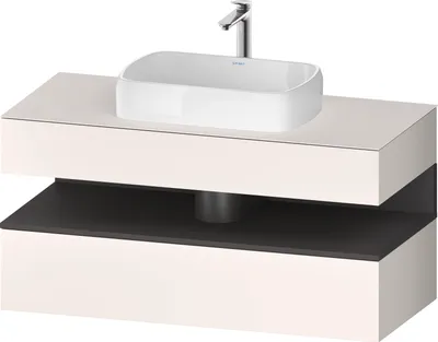 Produktbild von DURAVIT QA4732049840010 QTG KWTU WH Ek. 1200x550x600 Wß Smt H
