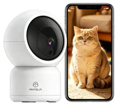 Immagine prodotto di Telecamera di sicurezza Wi-Fi da 3MP per interni, con visione notturna