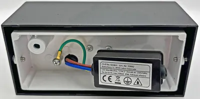Zdjęcie produktu dla Lampa ścienna LED CTW-2 na 2x GU10 obudowa IP44 czarna