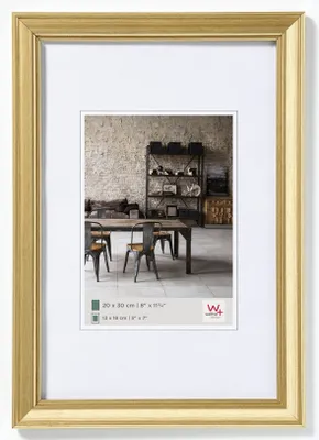 Produktbild von Walther Design JA520G, Einzelbilderrahmen, Polystyrene, Gold, 10 x 15 cm, Rechteckig, 190 mm