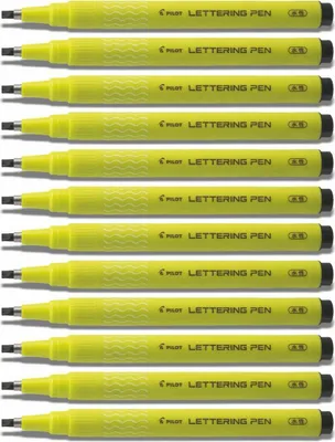 Produktbild von Pilot Fineliner Lettering Pen 3.0 - 12er-Set schwarz