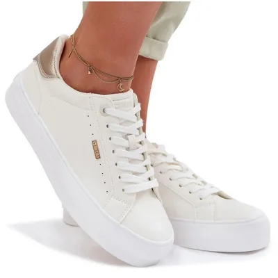 Produktbild von Big Star TT274805 Weiße Plattform-Sneaker 38