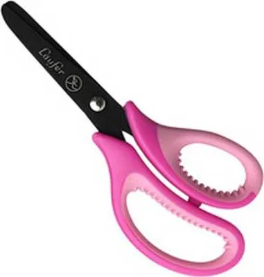 Produktbild von Läufer Ergonomische Bastelschere Länge: 130 mm pink/rosa