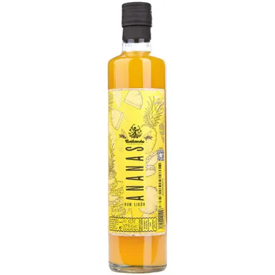 Produktbild von Bailando Ananas Rum Creme Likör mit 70 Prozent Fruchtanteil 0,5L 17% Vol.