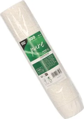 Produktbild von Dressingbecher, Papier "pure" rund 90 ml Ø 6,6 cm · 4,2 cm weiss