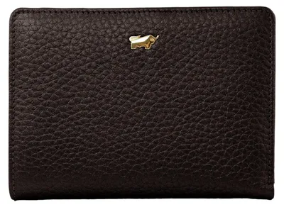 Produktbild von Portemonnaie ALESSIA Mini Geldbörse 8 Kartenfächer schwarz Damen - Leder