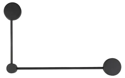 Produktbild von Wandlampe Schwarz GX53 Metall Modern Wandleuchte