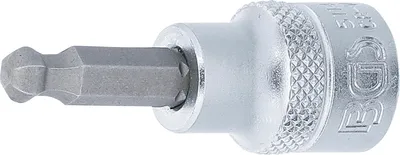 Produktbild von BGS 5114 Bit-Einsatz, 6 mm Innensechskant, 10 (3/8), mit Kugelkopf