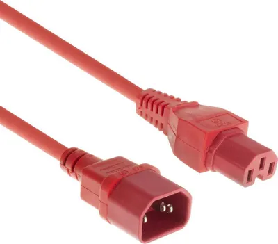 Obrázok produktu pre ACT AK5298, 0,6 m, IEC C14, IEC C15, 250 V, 10 A