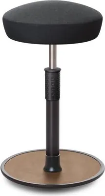 Produktbild von Sitz- Stehhocker Free Tall Hutsitz kvadrat Remix Anthrazit schwarz /Natur.